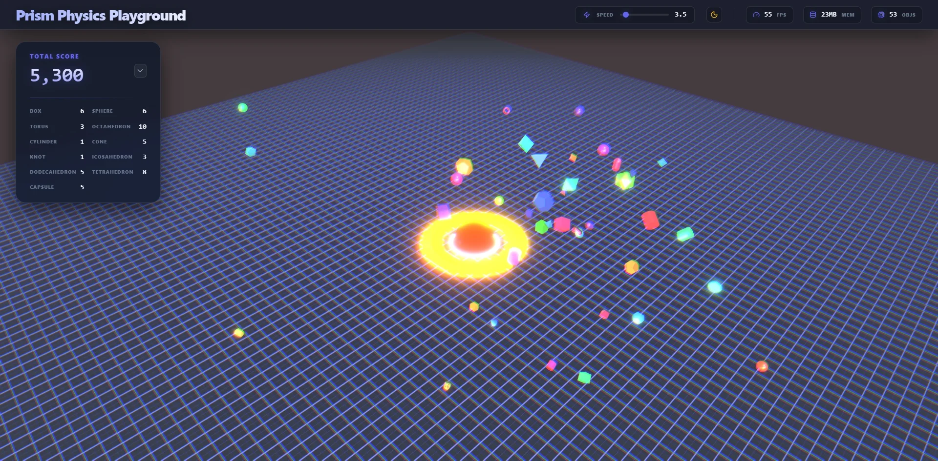 Prism Physics Playground Screenshot